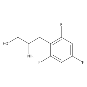 2-Amino-3-(2,4,6-trifluorophenyl)propan-1-ol Structure