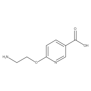 6-(2-Aminoethoxy)nicotinic acid结构式