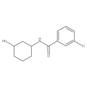 3-chloro-N-(3-hydroxycyclohexyl)benzamide Structure