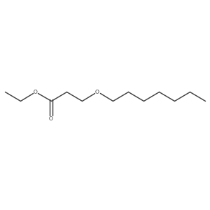 Ethyl 3-(heptyloxy)propanoate结构式