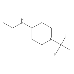 N-ethyl-1-(trifluoromethyl)piperidin-4-amine Structure