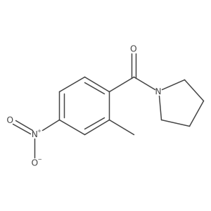 1-[(2-Methyl-4-nitrophenyl)carbonyl]pyrrolidine Structure