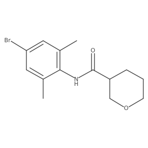 N-(4-Bromo-2,6-dimethylphenyl)tetrahydro-2H-pyran-3-carboxamide结构式