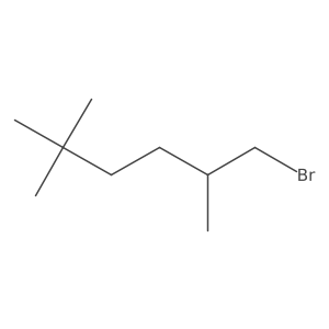 1-Bromo-2,5,5-trimethylhexane结构式