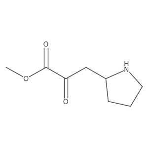 Methyl 2-oxo-3-(pyrrolidin-2-yl)propanoate Structure
