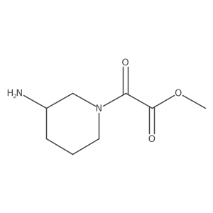 Methyl 2-(3-aminopiperidin-1-yl)-2-oxoacetate Structure