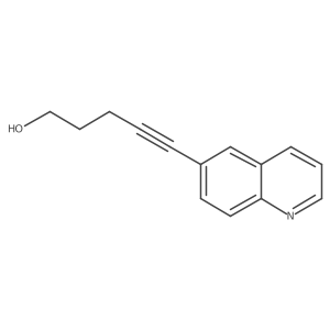 5-(Quinolin-6-yl)pent-4-yn-1-ol Structure