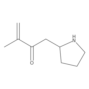 3-Methyl-1-(pyrrolidin-2-yl)but-3-en-2-one Structure