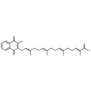 Menaquinone-4-carboxylic Acid Structure