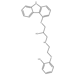 O-Desmethyl Carvedilol-d5 Structure