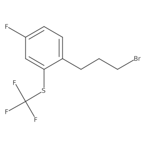 1-(3-Bromopropyl)-4-fluoro-2-(trifluoromethylthio)benzene Structure
