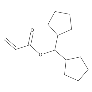 Dicyclopentylmethyl prop-2-enoate结构式