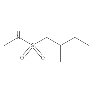 N,2-Dimethylbutane-1-sulfonamide结构式