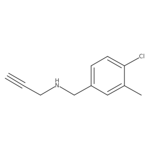 [(4-Chloro-3-methylphenyl)methyl](prop-2-yn-1-yl)amine结构式