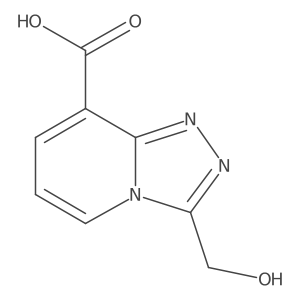 3-(Hydroxymethyl)-[1,2,4]triazolo[4,3-a]pyridine-8-carboxylic acid Structure