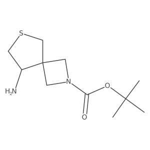 Tert-butyl 8-amino-6-thia-2-azaspiro[3.4]octane-2-carboxylate Structure