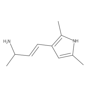4-(2,5-dimethyl-1H-pyrrol-3-yl)but-3-en-2-amine Structure