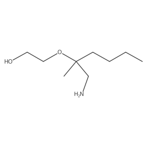 2-[(1-Amino-2-methylhexan-2-yl)oxy]ethan-1-ol Structure