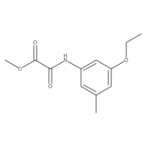 Methyl [(3-ethoxy-5-methylphenyl)carbamoyl]formate结构式