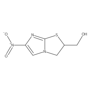 (6-Nitro-2,3-dihydroimidazo[2,1-b]thiazol-2-yl)methanol Structure
