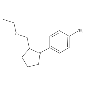 4-(2-(Ethoxymethyl)pyrrolidin-1-yl)aniline Structure