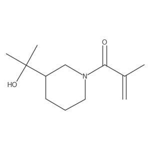1-[3-(2-Hydroxypropan-2-yl)piperidin-1-yl]-2-methylprop-2-en-1-one Structure