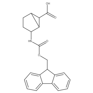 2-({[(9H-fluoren-9-yl)methoxy]carbonyl}amino)bicyclo[3.1.0]hexane-6-carboxylic acid结构式