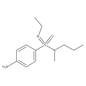 4-[N-ethyl-S-[methyl(propyl)amino]sulfonimidoyl]aniline Structure