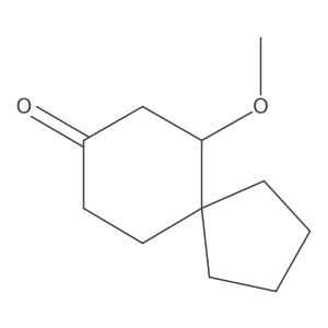 6-Methoxyspiro[4.5]decan-8-one结构式