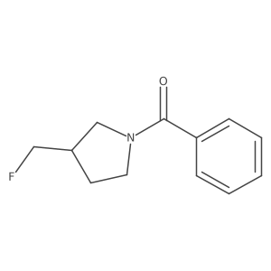 1-Benzoyl-3-(fluoromethyl)pyrrolidine Structure