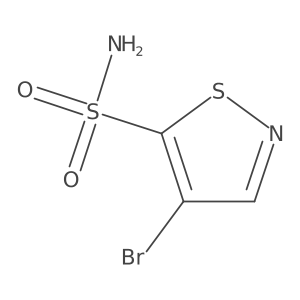 4-Bromo-1,2-thiazole-5-sulfonamide Structure