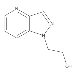 2-{1H-pyrazolo[4,3-b]pyridin-1-yl}ethan-1-ol结构式
