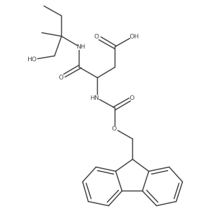 3-({[(9H-fluoren-9-yl)methoxy]carbonyl}amino)-3-[(1-hydroxy-2-methylbutan-2-yl)carbamoyl]propanoic acid Structure