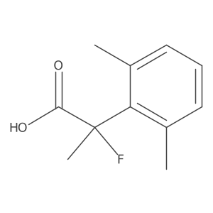2-(2,6-Dimethylphenyl)-2-fluoropropanoic acid Structure