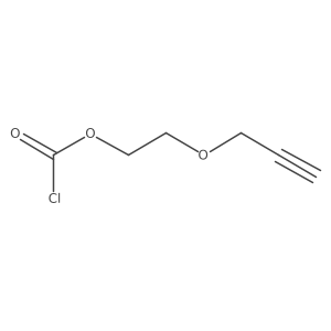 Chloro[2-(prop-2-yn-1-yloxy)ethoxy]methanone Structure
