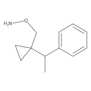 O-{[1-(1-phenylethyl)cyclopropyl]methyl}hydroxylamine结构式