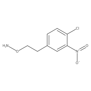 O-[2-(4-chloro-3-nitrophenyl)ethyl]hydroxylamine Structure