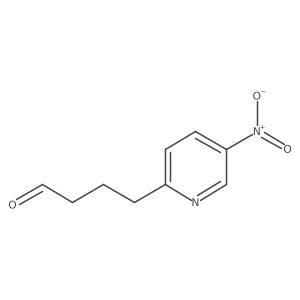 4-(5-Nitropyridin-2-yl)butanal Structure