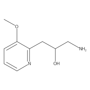 1-Amino-3-(3-methoxypyridin-2-yl)propan-2-ol Structure