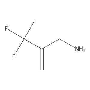 2-(Aminomethyl)-3,3-difluorobut-1-ene Structure
