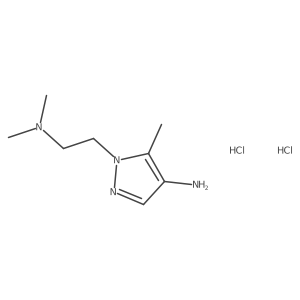 1-[2-(Dimethylamino)ethyl]-5-methylpyrazol-4-amine;dihydrochloride Structure