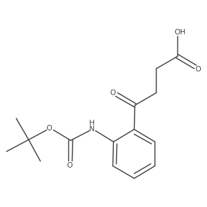 4-(2-{[(Tert-butoxy)carbonyl]amino}phenyl)-4-oxobutanoic acid结构式