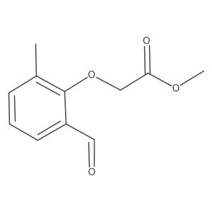 Methyl 2-(2-formyl-6-methylphenoxy)acetate Structure
