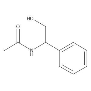 N-(2-hydroxy-1-phenylethyl)acetamide Structure