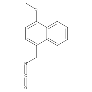 1-(Isocyanatomethyl)-4-methoxynaphthalene Structure