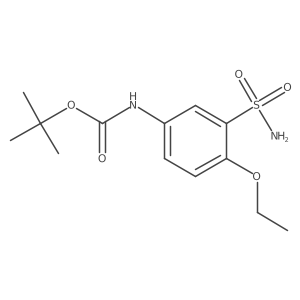 tert-butyl N-(4-ethoxy-3-sulfamoylphenyl)carbamate结构式