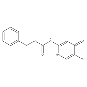 benzyl N-(5-bromo-4-hydroxypyridin-2-yl)carbamate Structure