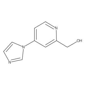 (4-(1H-Imidazol-1-yl)pyridin-2-yl)methanol结构式