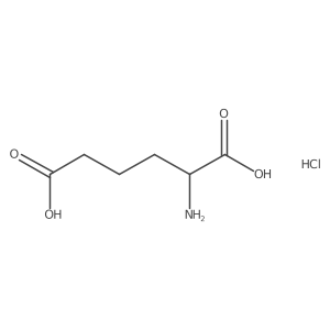 2-Aminohexanedioic acid;hydrochloride结构式