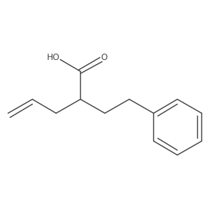 2-Phenethylpent-4-enoic acid Structure